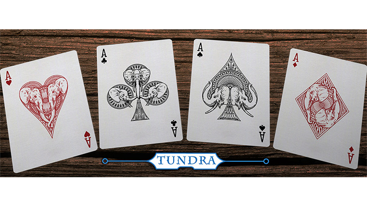 Elephant Playing Cards (Tundra)