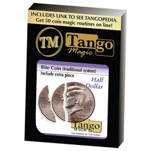 Bite Coin - (D0046)(US Half Dollar - Traditional With Extra Piece) by Tango