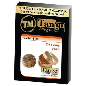 Boston Coin Box Brass (50 cents Euro) by Tango (B0006)
