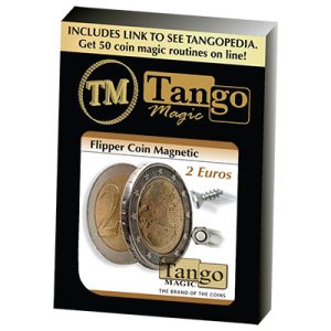 Magnetic Flipper Coin (2 Euro) by Tango (E0034)