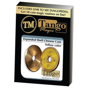 Expanded Shell Chinese Coin made in Brass (Yellow) by Tango (CH006)