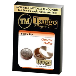 Boston Box (Brass US Quarter) by Tango Magic (B0011)