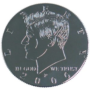 Kennedy Palming Coin (Half Dollar Sized) by You Want It We Got It