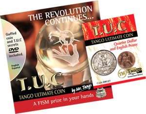Tango Ultimate Coin (T.U.C) Quarter/Penny (D0127) with instructional DVD by Tango