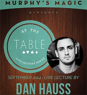 At The Table Live Lecture - Dan Hauss 9/10/2014 video DOWNLOAD