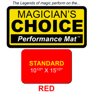 Standard Close-Up Mat (RED - 10.5x15.5) by Ronjo