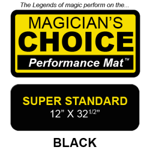 Bartender's Choice Close-Up Mat (BLACK Super Standard - 12x32.5) by Ronjo