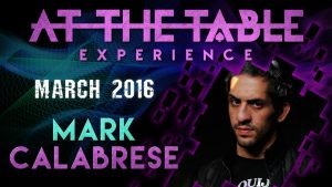 At the Table Live Lecture Mark Calabrese March 16th 2016 video DOWNLOAD