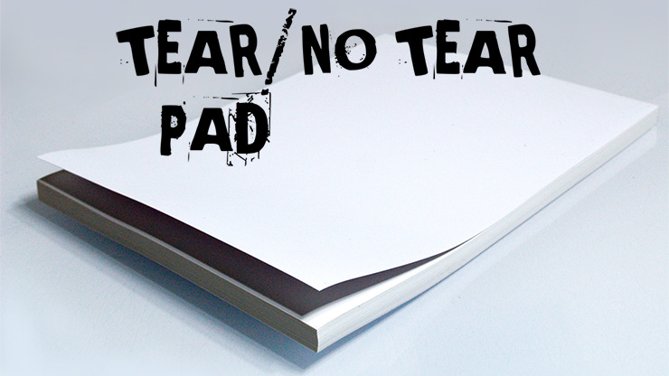 No Tear Pad (XL, 8.5 X 11, Tear/No Tear Alternating/ 50) by Alan Wong