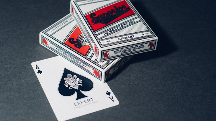Superior (Red) Playing Cards by Expert Playing Card Co