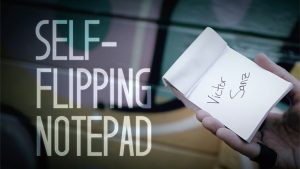 Self-Flipping Notepad by Victor Sanz - DVD
