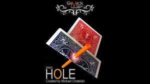 CRAZY HOLE Blue (Gimmick and Online Instructions) by Mickael Chatelain