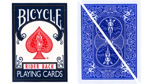 Split Pop Eyed Popper Deck Bicycle (Blue)