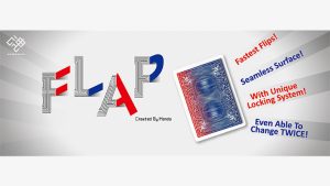 Modern Flap Card (Red to Blue Face Card) by Hondo