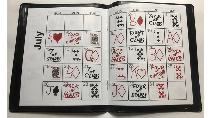 PreDate: The NoMem Card to Calendar Trick (AR)(Aronson Stack) by Bob Miller