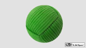 Rope Ball 2.25 inch (Green) by Mr. Magic