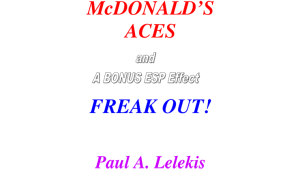McDonald's Aces and Freak Out by Paul A. Lelekis Mixed Media DOWNLOAD