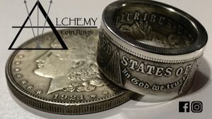 Kennedy Half Dollar Ring (Size: 10.5) by Alchemy Coin Rings