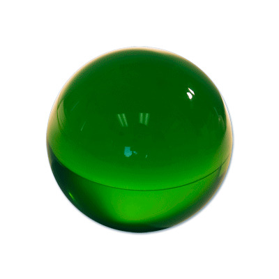 Contact Juggling Ball (Acrylic, FOREST GREEN, 76mm)