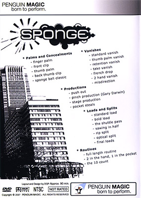 Sponge (DVD and 4 Sponge Balls) by Jay Noblezada - DVD