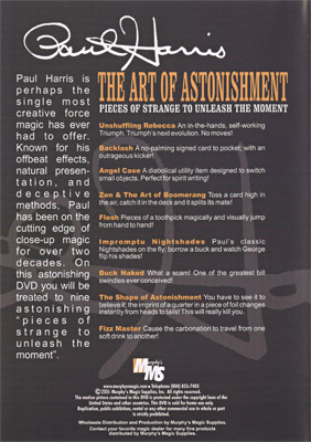 Art Of Astonishment by Paul Harris - DVD
