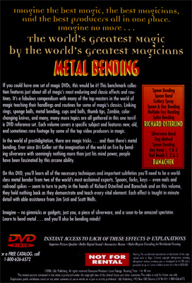 Metal Bending (World's Greatest Magic) - DVD by L&L publishing