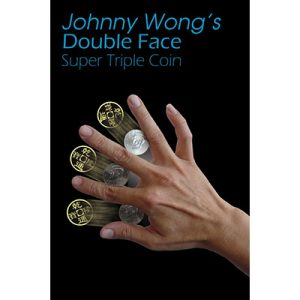 Double Face Super Triple Coin (with DVD) by Johnny Wong