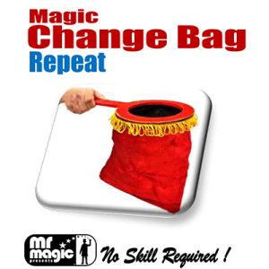 Magic Change Bag (Repeat w/ zipper)- by Mr. Magic