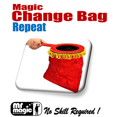 Magic Change Bag (Repeat w/ zipper)- by Mr. Magic