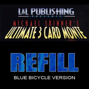 Refill Cards for 3 Card Monte (Blue)