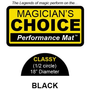 Classy Close-Up Mat (BLACK - 18 inch) by Ronjo