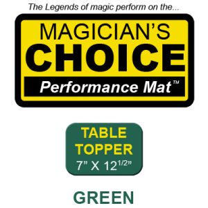 Table Topper Close-Up Mat (GREEN - 7x12.5) by Ronjo