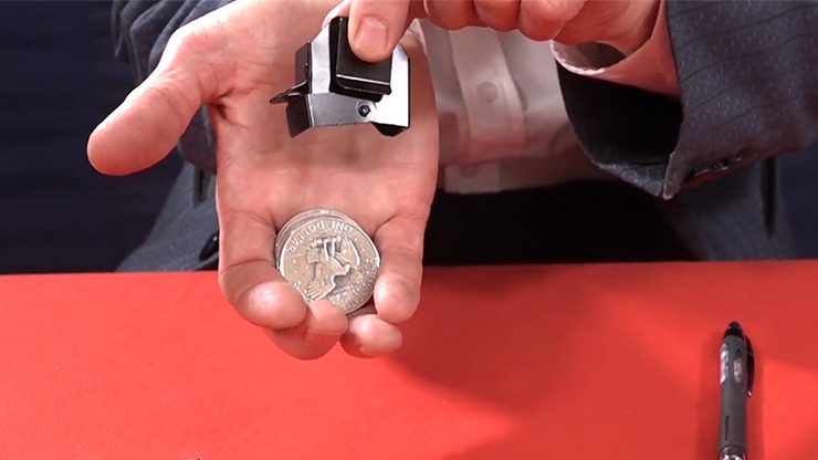 Trevor Duffy's Coin Dropper LEFT HANDED (Half Dollar) by Trevor Duffy