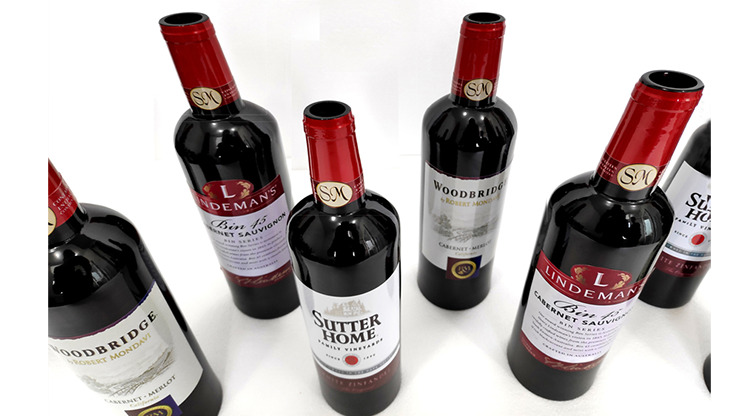Luxury Multiplying Wine Bottles by Tora Magic