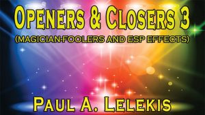 Openers & Closers 3 by Paul A. Lelekis Mixed Media DOWNLOAD - Download