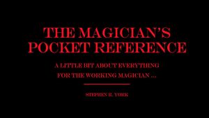 The Magician's Pocket Reference by Stephen R. York eBook DOWNLOAD - Download