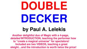 DOUBLE DECKER by Paul A. Lelekis Mixed Media DOWNLOAD - Download