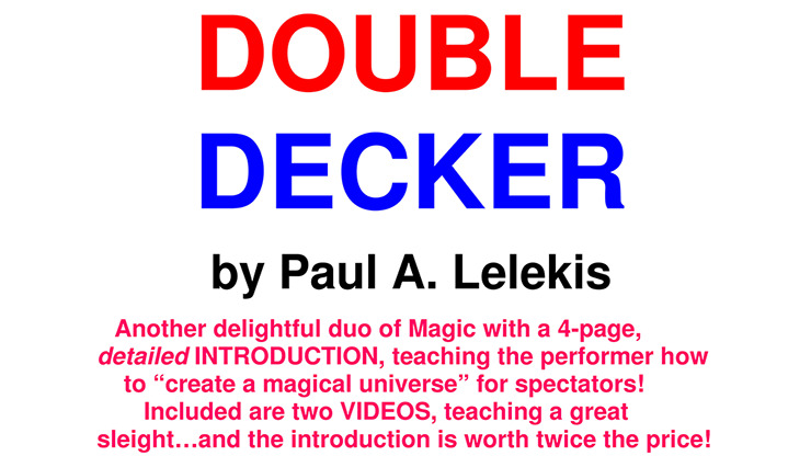 DOUBLE DECKER by Paul A. Lelekis Mixed Media DOWNLOAD - Download