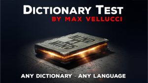 Dictionary Test by Max Vellucci video DOWNLOAD - Download