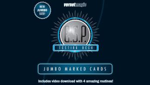E.S.P. Jumbo Testing Cards by Vernet Magic