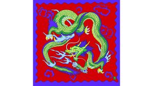 Rice Picture Silk 18" (Imperial Dragon) by Silk King Studios