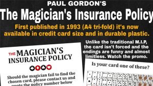 The Magician's Insurance Policy by Paul Gordon