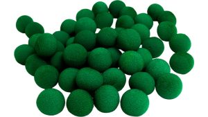 2 inch Super Soft Sponge Ball (Green) Bag of 50 from Magic by Gosh