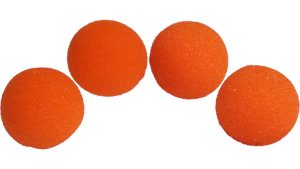 3 inch Super Soft Sponge Ball (Orange) Pack of 4 from Magic by Gosh