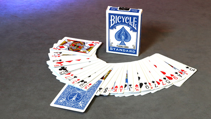 Invisible Deck Bicycle (Blue)