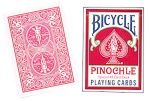 Cards Bicycle Pinochle Poker-size (Red)