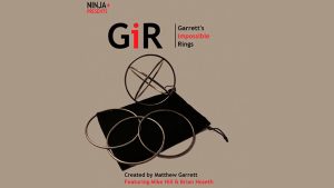 GIR Ring Set BLACK CHROME (Gimmick and Online Instructions) by Matthew Garrett