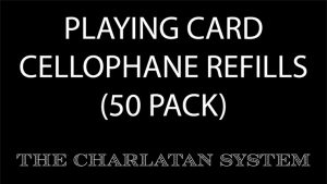 Playing Card Cellophane Refills (50 Units)