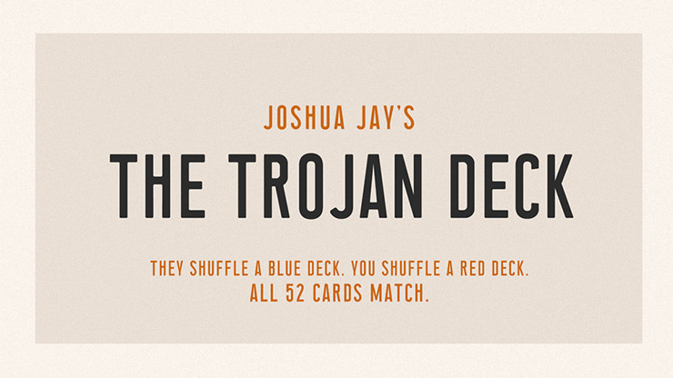 Trojan Deck Standard Index by Joshua Jay