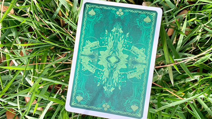 Grasshopper Light (Jade) Playing Cards